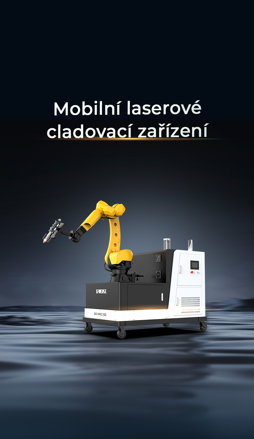 Mobilní laserové cladovací zařízení